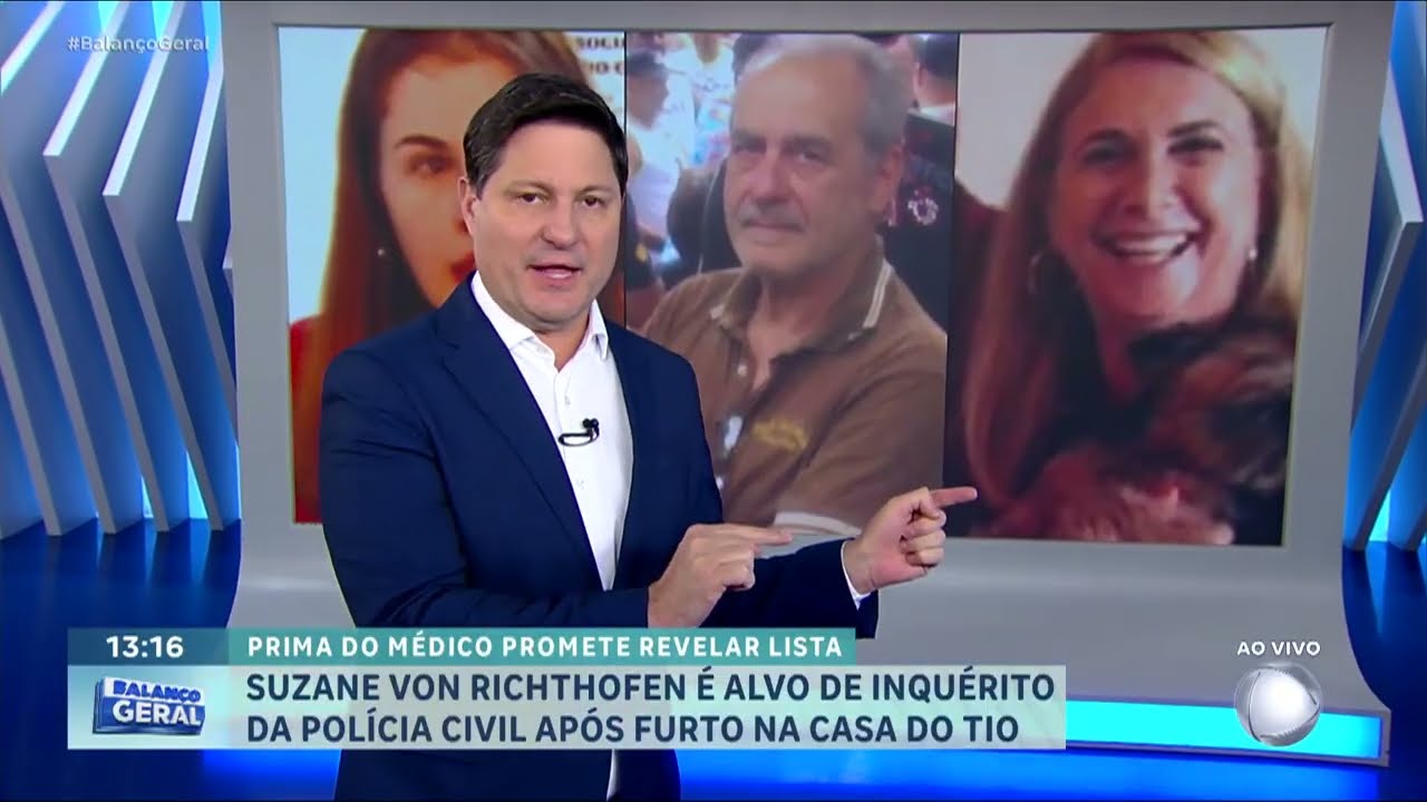 Suzane Richthofen é investigada por furto na casa de tio falecido recentemente | BALANÇO GERAL