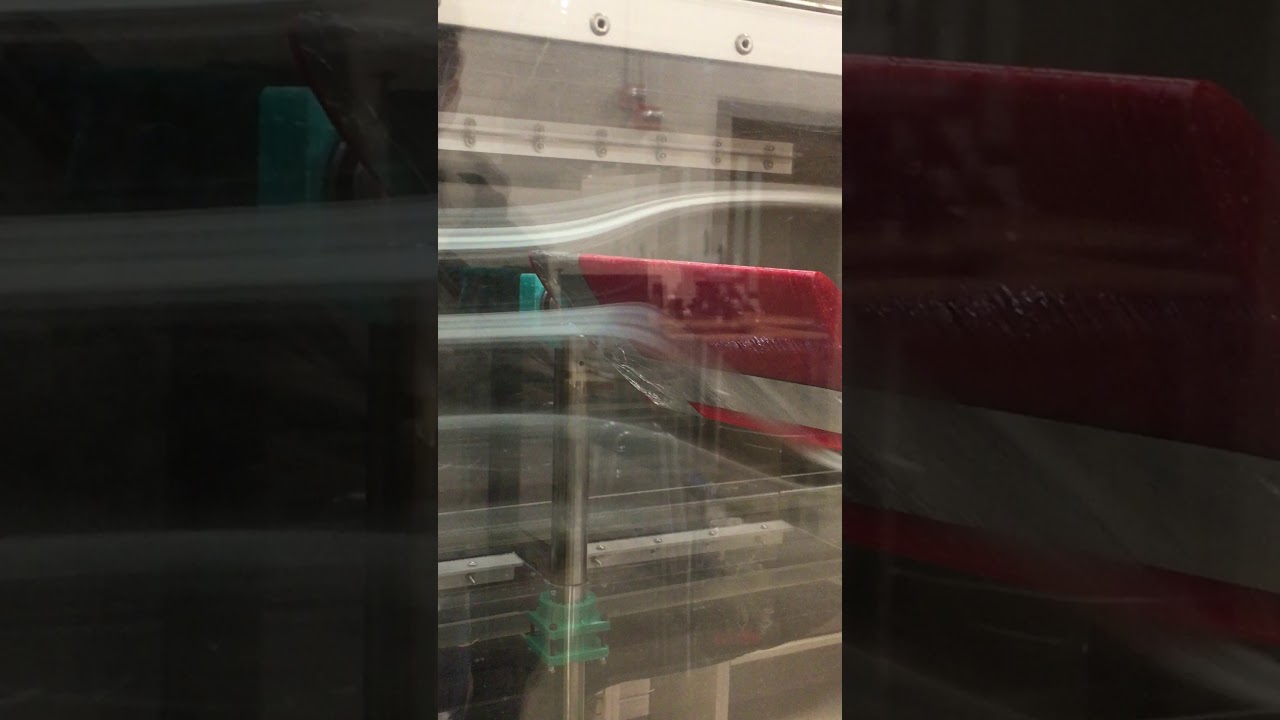 flow visualization of an airfoil in wind tunnel