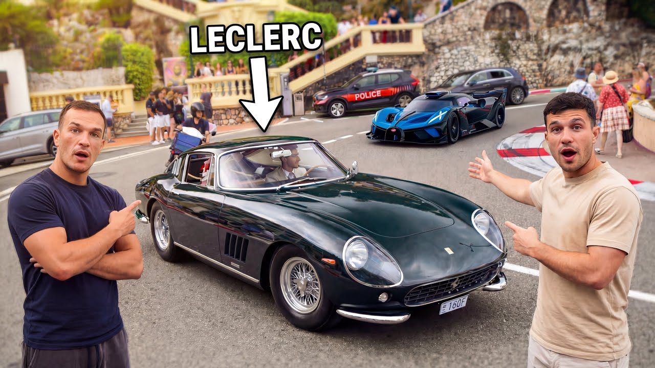 Vemos el FERRARI de +2M€ de LECLERC y 5 BUGATTIS seguidos como si nada 😳🇲🇨I Día 9 Buscando un Zonda