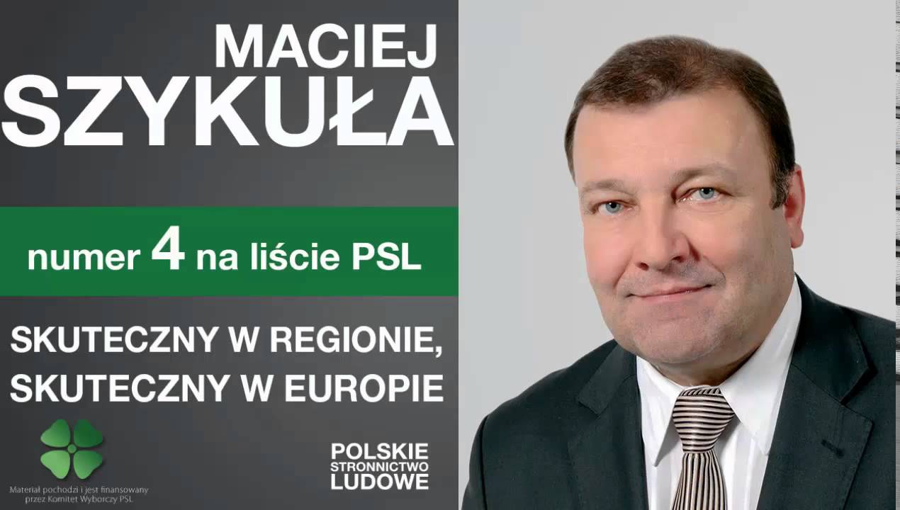 Maciej Szykuła numer 4 na liście PSL