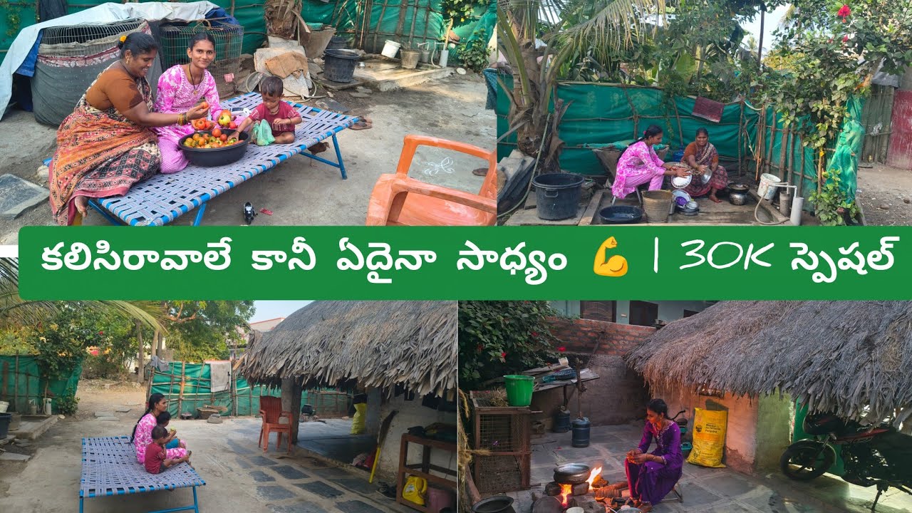 డబ్బులు ఉంటే ఇలాంటి ఇంటినే కట్టుకోవాలని ఆశllఇలాంటి జీవనం అంతే నాకు చాలా ఇష్టం@srijajannuvillagevlogs