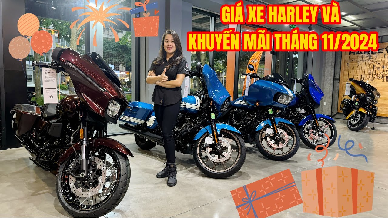 GIÁ XE HARLEY VÀ KHUYẾN MÃI THÁNG 11/2024 | Khuyến mãi Softail Standard giảm 120 triệu còn 559 triệu