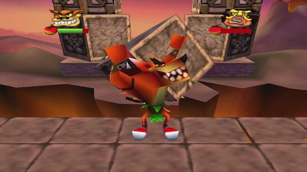 Crash Bash Walkthrough Boss 1 HD 200% Warp Room 1 (Papu Papu)