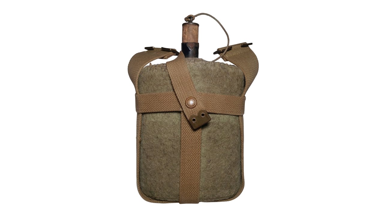 British Empire Water Bottles (Mks VI - VII) & Webbing Carriers (British WWI & WWII Canteens in US)