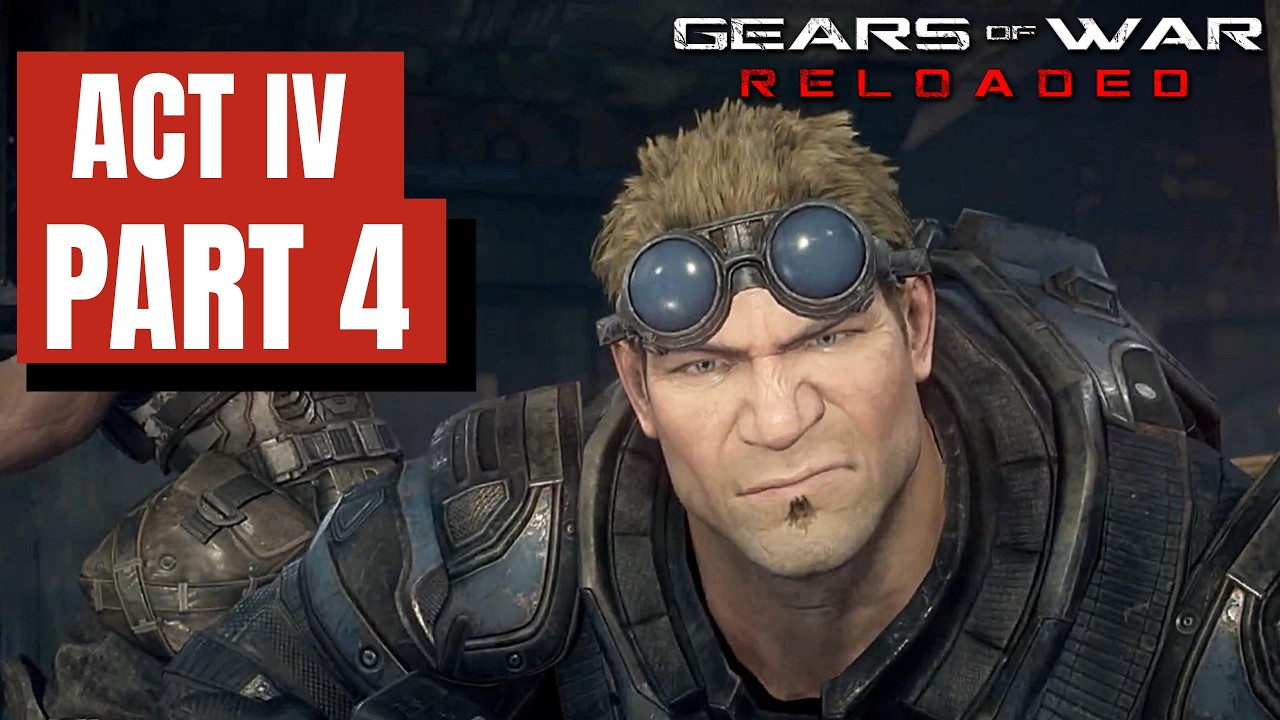 GEARS OF WAR RELOADED ACT IV Part 4 - PS5【FIRST PLAYTHROUGH】No Commentary | 4K 60FPS UHD