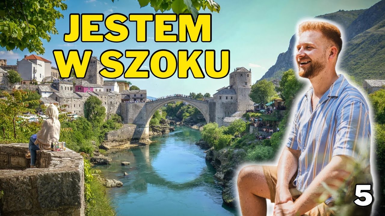 Wodospady, jedzenie, piękne stare miasto. Podr&oacute;ż po Bośni i Hercegowinie! Mostar