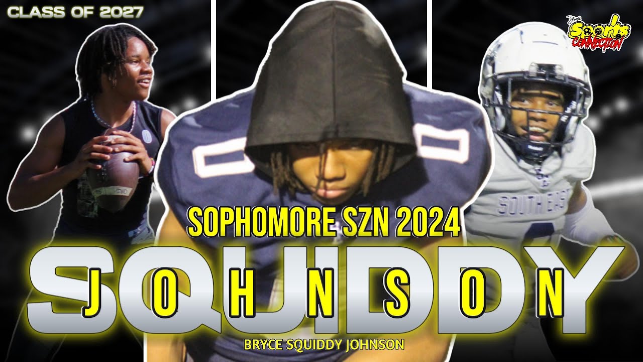 #1 DUAL THREAT 2027 #qb  in the NATION!🤯 | QB SQUIDDY JOHNSON  SOPH SZN VARSITY HIGHLIGHTS 2024!