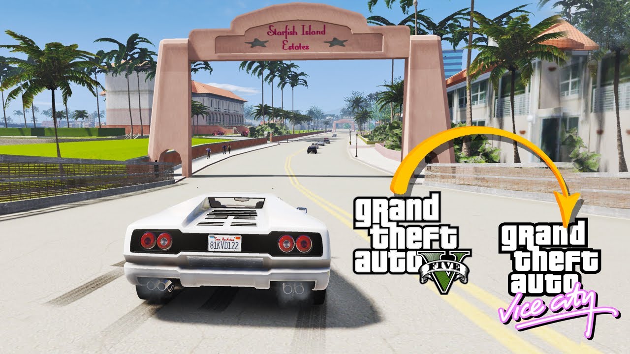 GTA 5 'DE GTA VİCE CİTY 'E GİTMEK ! 2020 YENİ %100 GER&Ccedil;EK