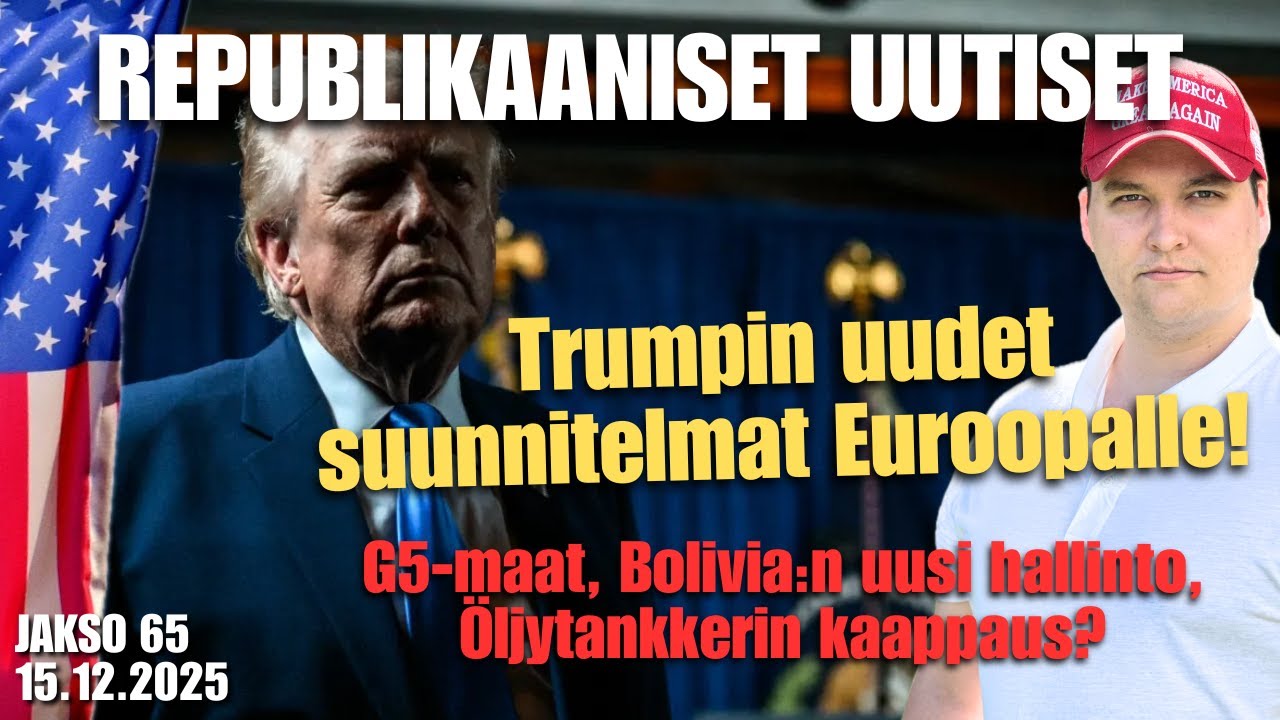 Trump t&auml;ht&auml;&auml; EU:n hajottamiseen?! Uusi maailman eliitti! &Ouml;ljytankkerin haltuunotto! Bolivia?