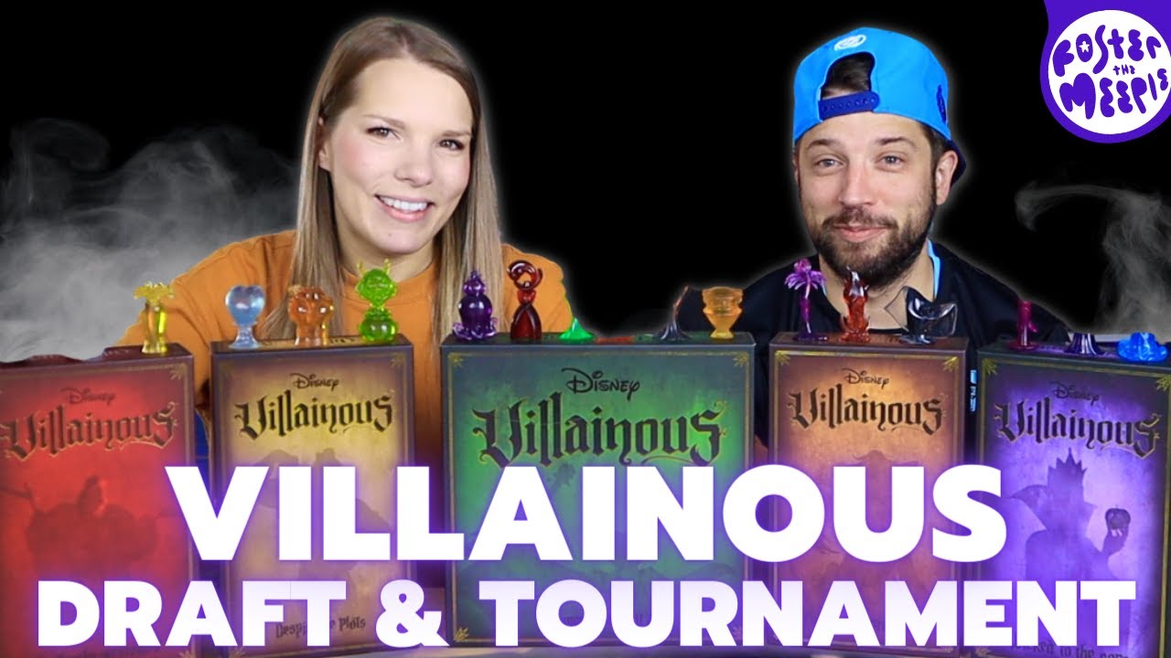 Villainous Game Day | Draft & Tournament | Villains Ranked | Board Game Day | Jeff vs Jamie