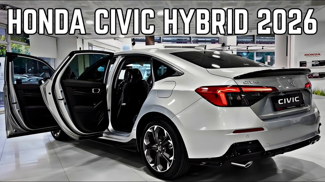 Honda Civic Hybrid 2026 – идеальный баланс комфорта и экономичности.