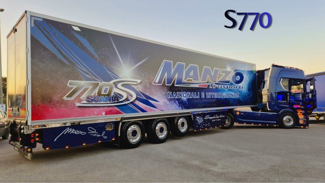 Scania 770S - Manzo Trasporti Sapphire Blue EDITION 1/1