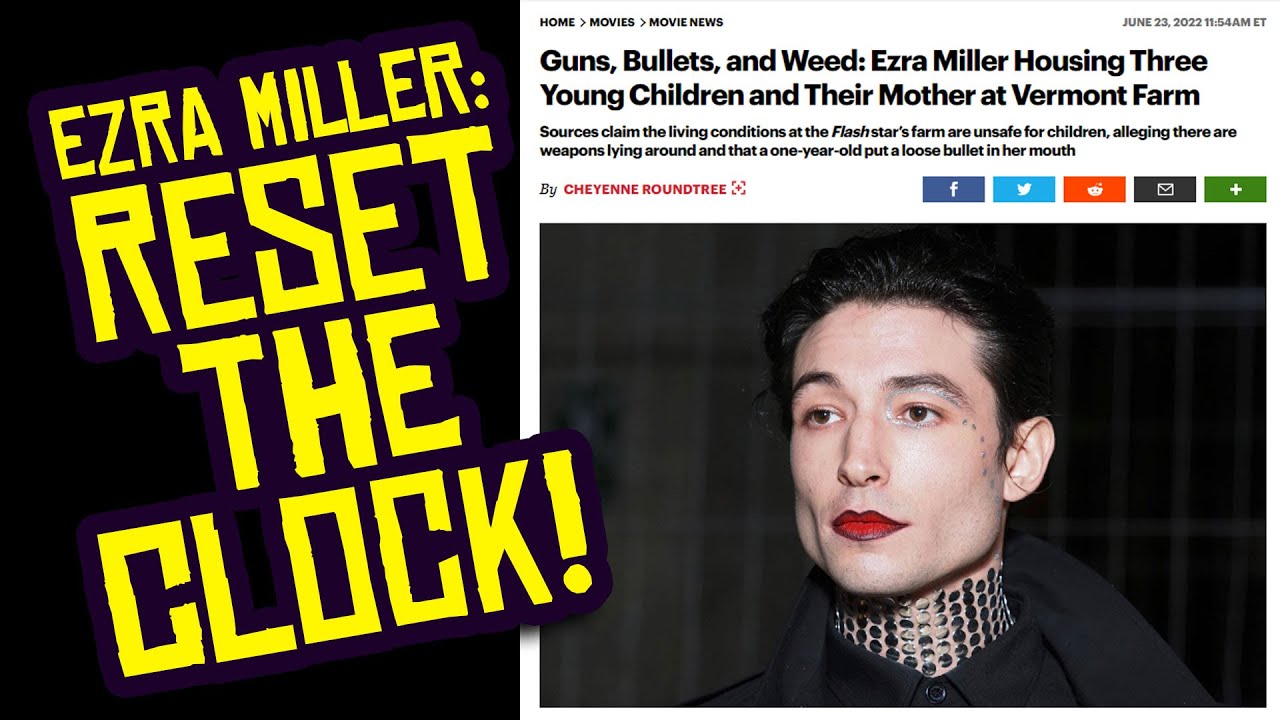 Ezra Miller Housing Kids on Farm with GUNS and DRUGS?!