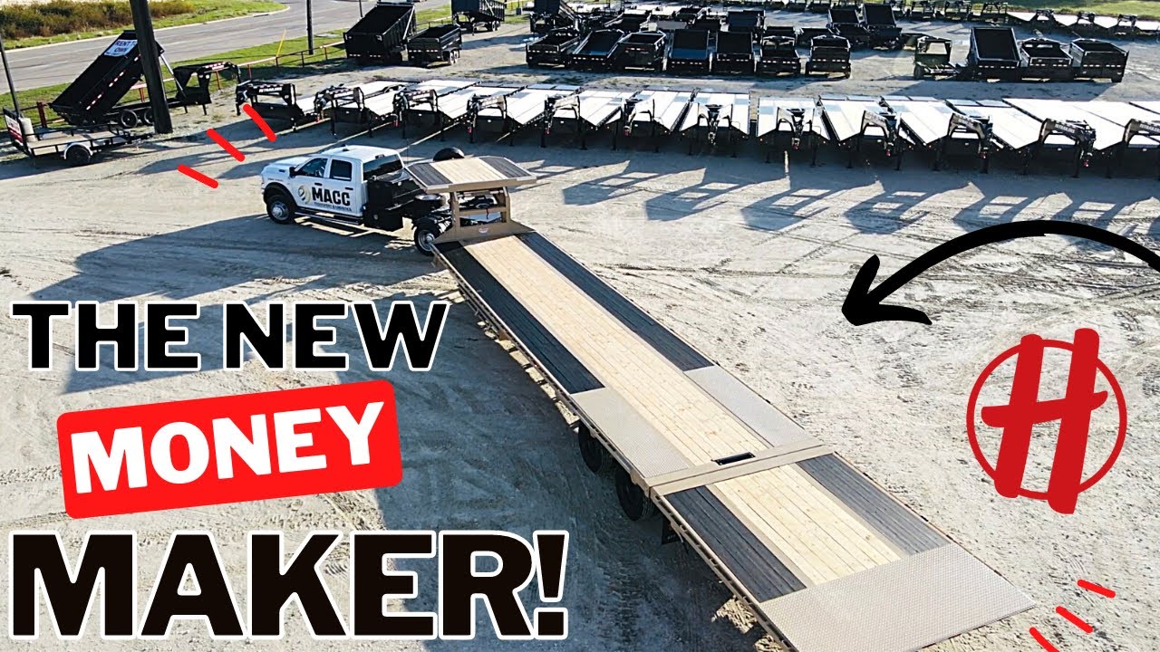 My Brand New Custom Built 2023 44' PJ Low Pro Trailer Fully Loaded with Air Ride Dove Tail and more!