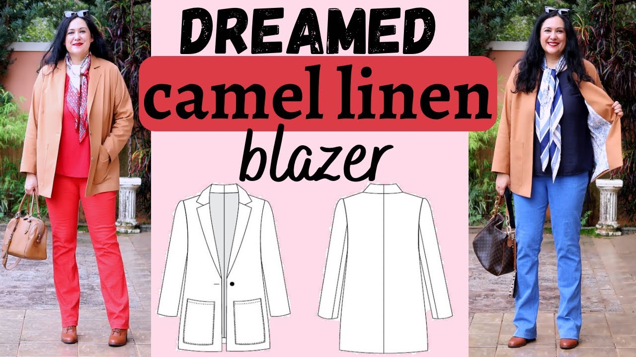 RELAXED lined blazer. Customizing the fit. Heather Blazer (Friday Pattern Co). Extra bust dart.