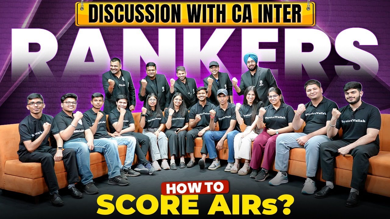 Discussion With CA Inter Rankers 🥇🏆 | How To Score AIRs?