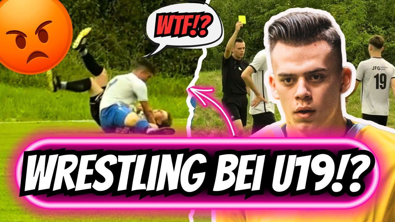 Hitziges U19-Spiel! 😳 Wrestling & Fu&szlig;ball? 🤷&zwj;♂️