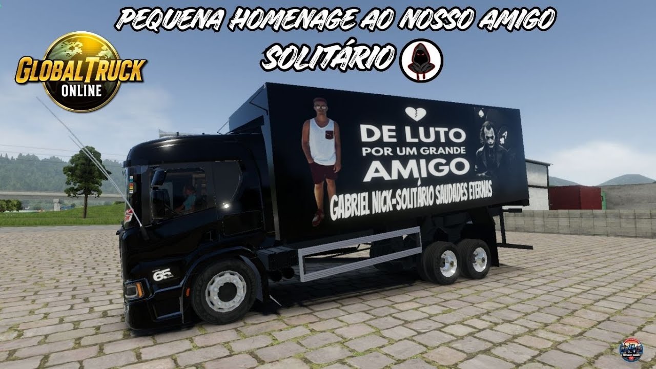 Live no global truck Em homenagem Nosso amigo Gabriel QRA Solitário