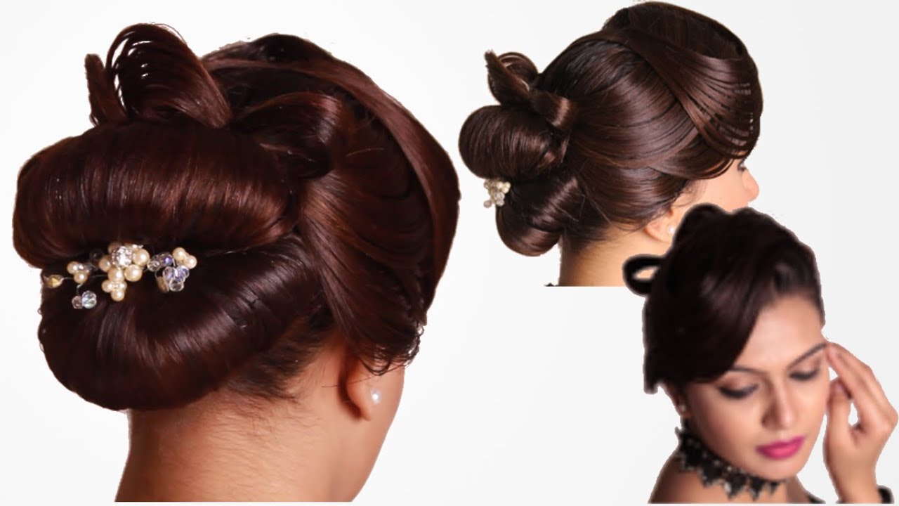 Hairstyle French Knot with Vintage Waves