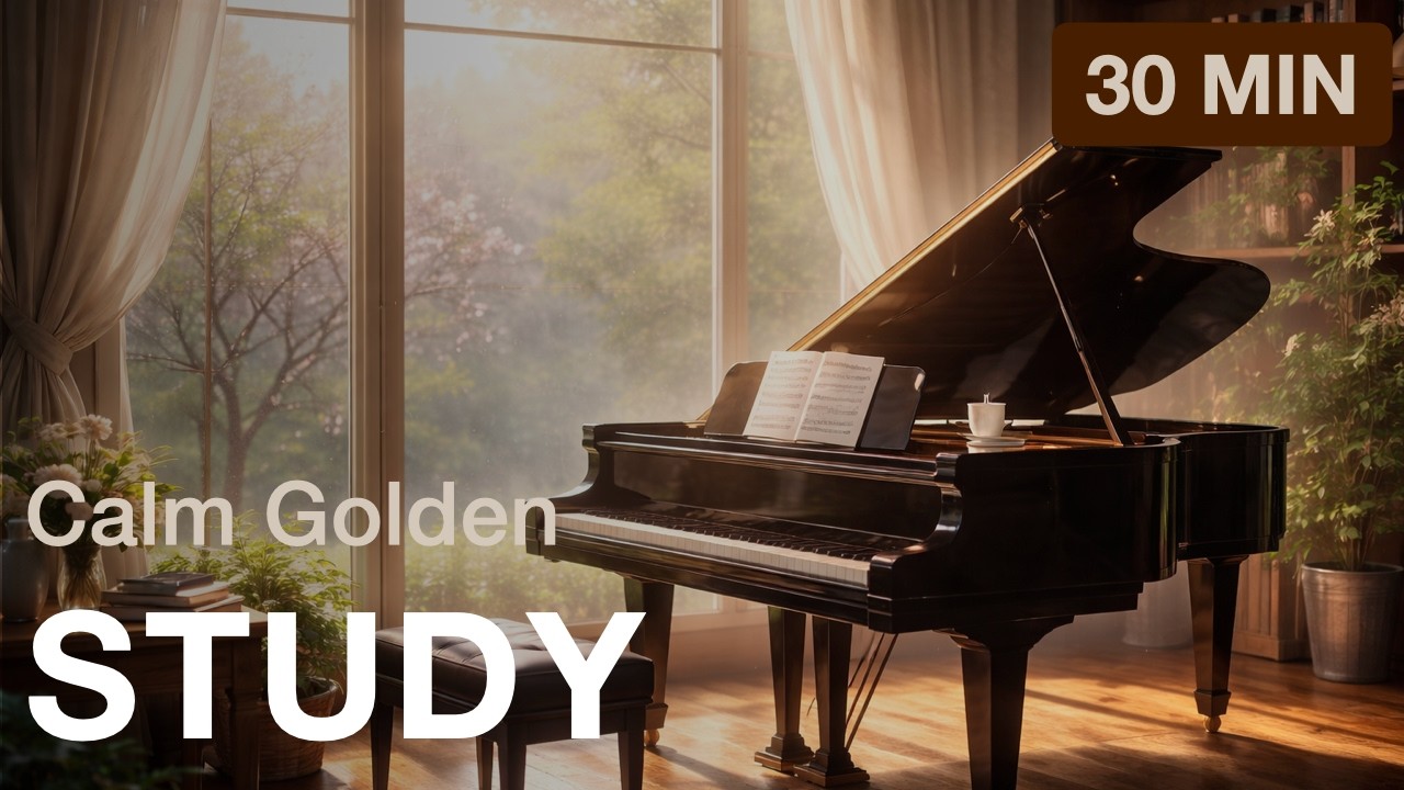 Calm Piano Study Music – Relaxing Focus Music for Studying & Working | Reading & Writing