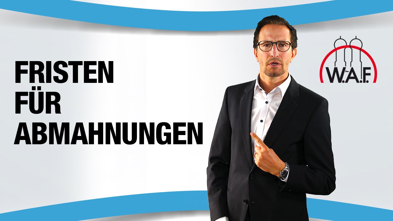 Welche Fristen gelten f&uuml;r das Aussprechen einer Abmahnung? | Betriebsrat Video