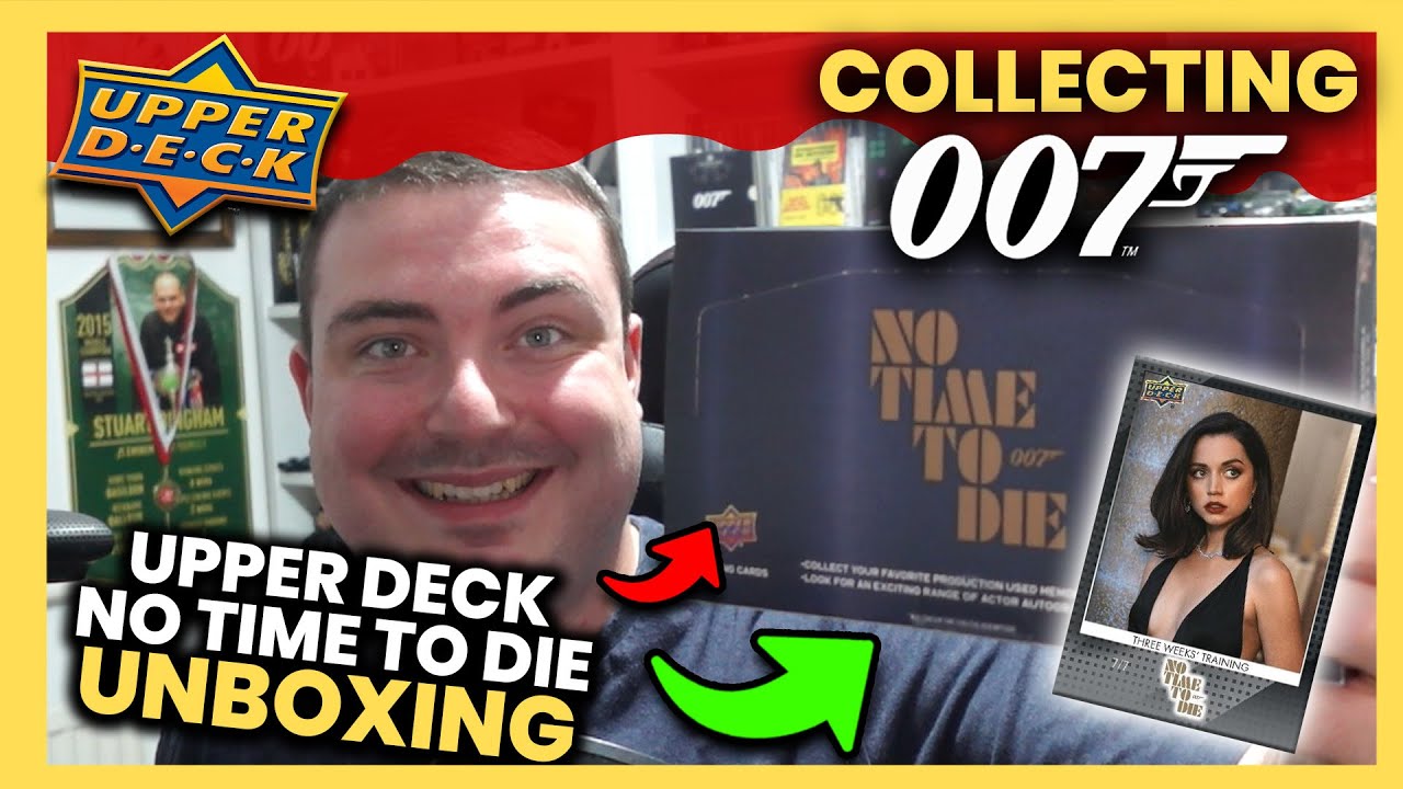 UNBOXING the NEW Upper Deck NO TIME TO DIE Hobby Box (2025) | James Bond Trading Cards