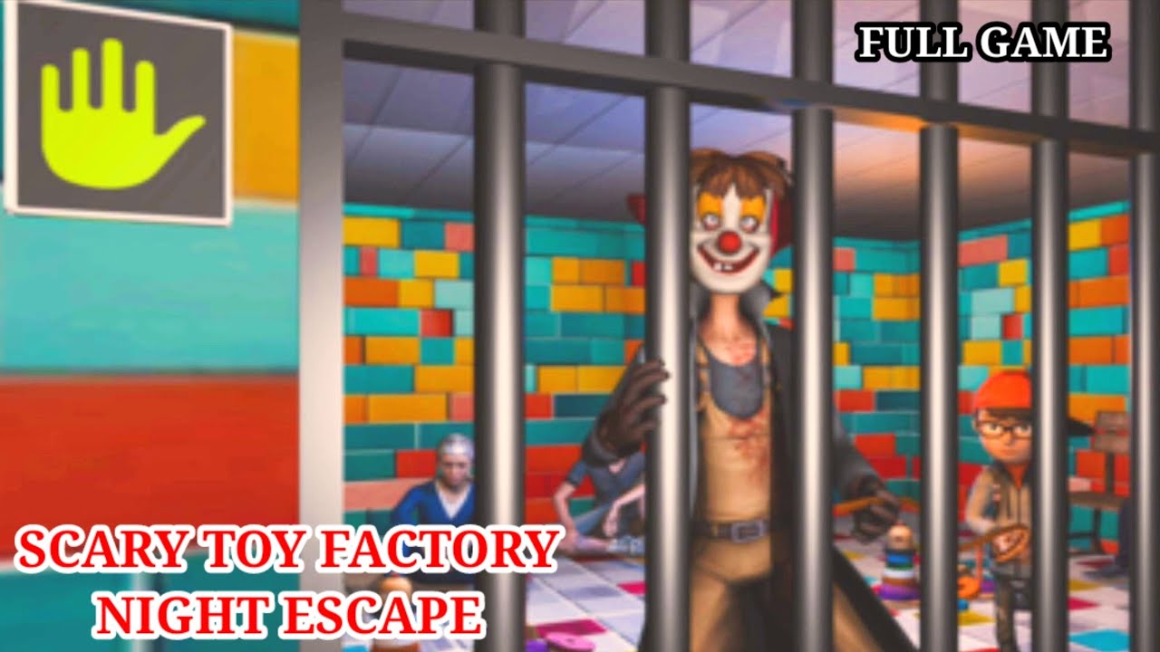 Scary toy factory night escape full game lets play