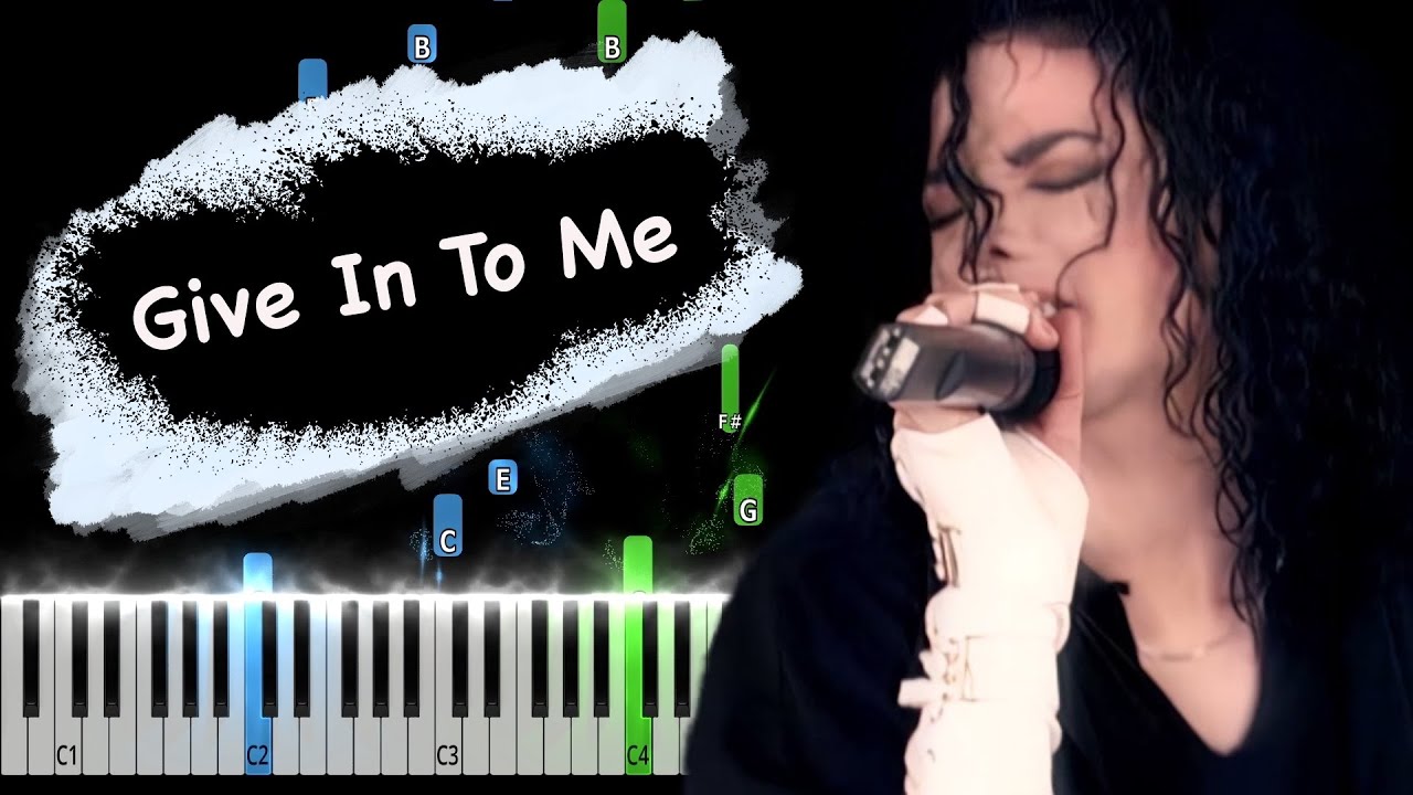 Michael Jackson - Give In To Me Piano Tutorial