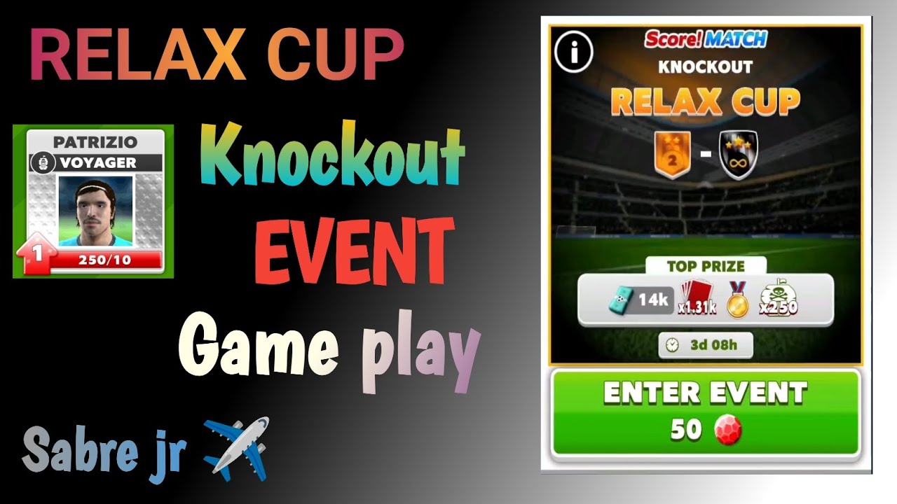 🌟 PATRIZIO EVENT ✅ RELAX CUP Full EVENT game play with Best Playing 11 formation ✈️