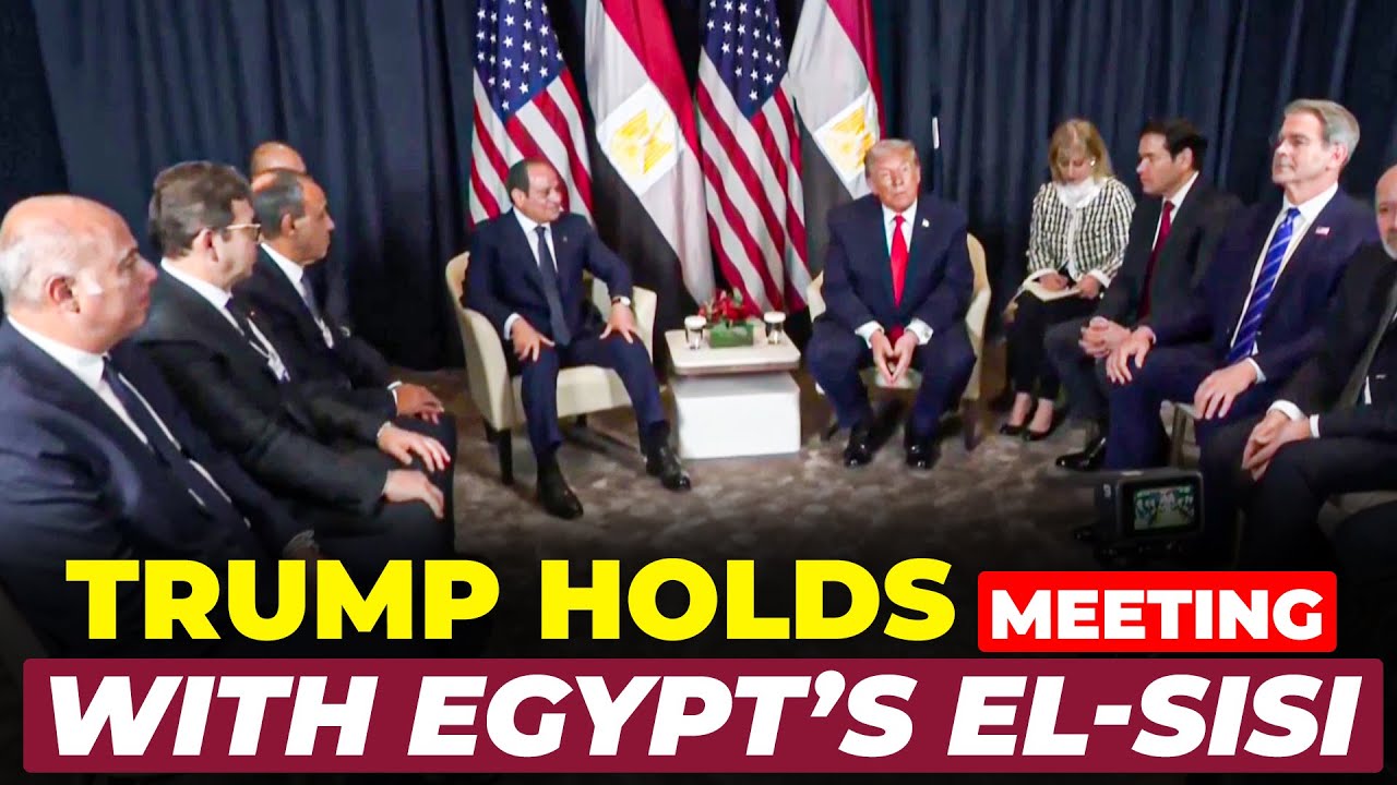 Watch: President Trump holds meeting with Egypt’s El-Sisi in Davos I World Economic Forum