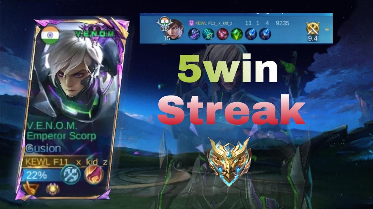 Fastest and short gameplay, Gusion meta hero is back 