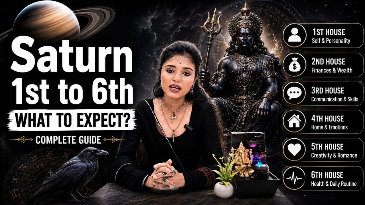 Saturn | 1st to 6th | | KaaLiKa Jyotish | | Nandita Sudha Tiwari | #astrology #jotish #saturn