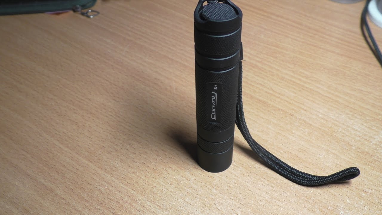 УФ фонарь Convoy S2+ UV 365nm + светофильтр ZWB2