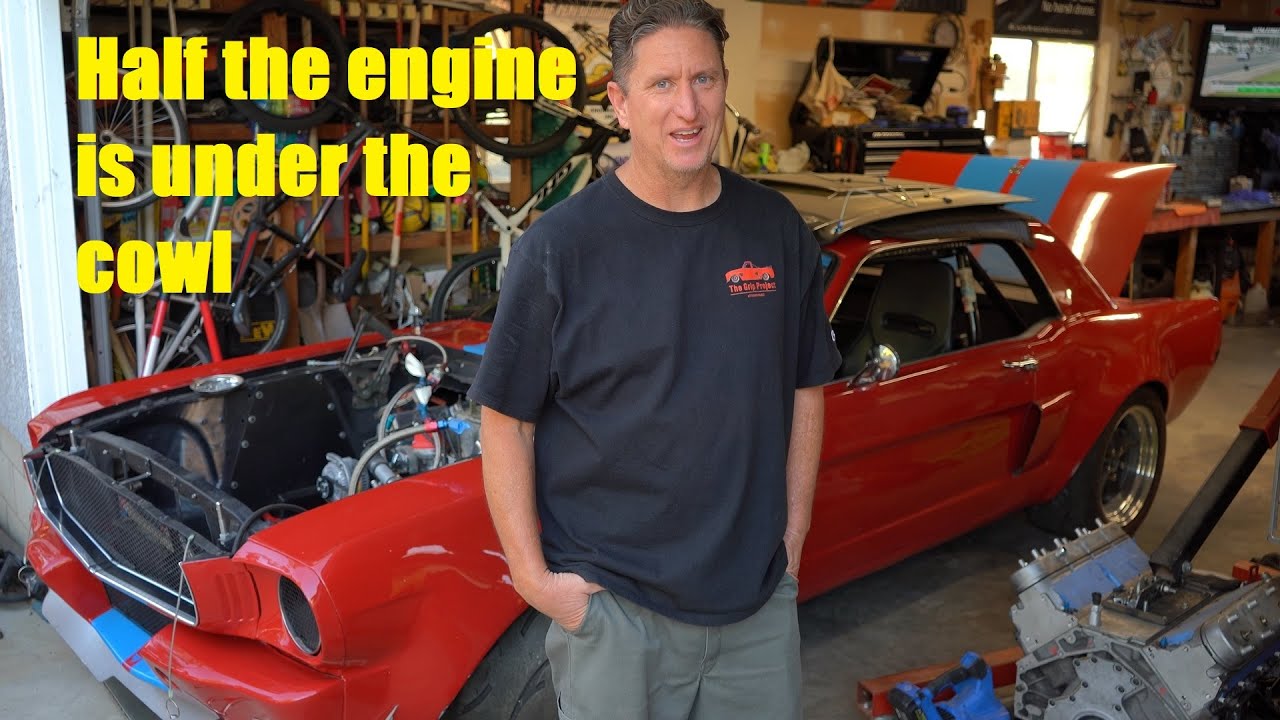 Jason's '66 Mustang Race Car - TCI suspension is in & the engine is back 13.25