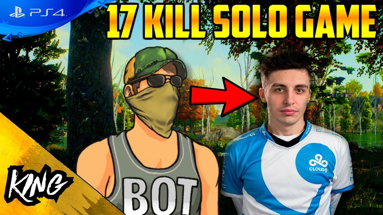 17 Kill Solo Win - PUBG PS4 Gameplay!