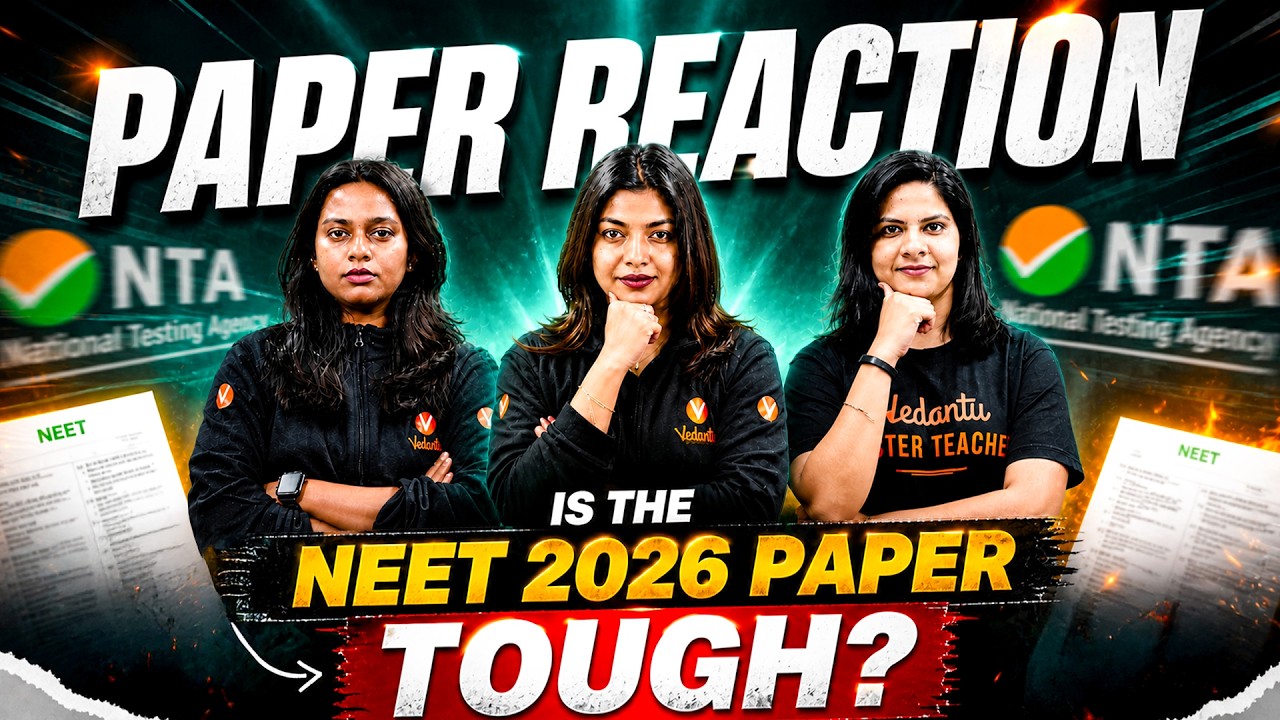 Реакция студентов на NEET 2026 в прямом эфире! 🩺 Реакция на экзаменационный лист 😱 | Уровень слож...