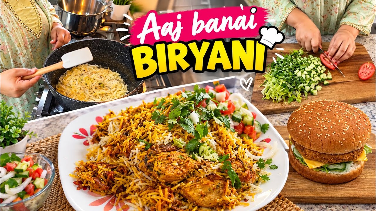 Back To School Routine In Canada 🇨🇦 School Lunch Prep | Lunch Main Banai Chicken Biryani 