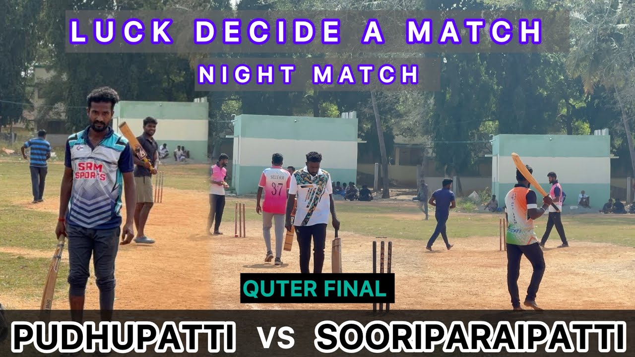 Cricket 🏏 || Quater Final || Pudhupatti vs Sooriparaipatti || Kottampatti 30K Tournament || 