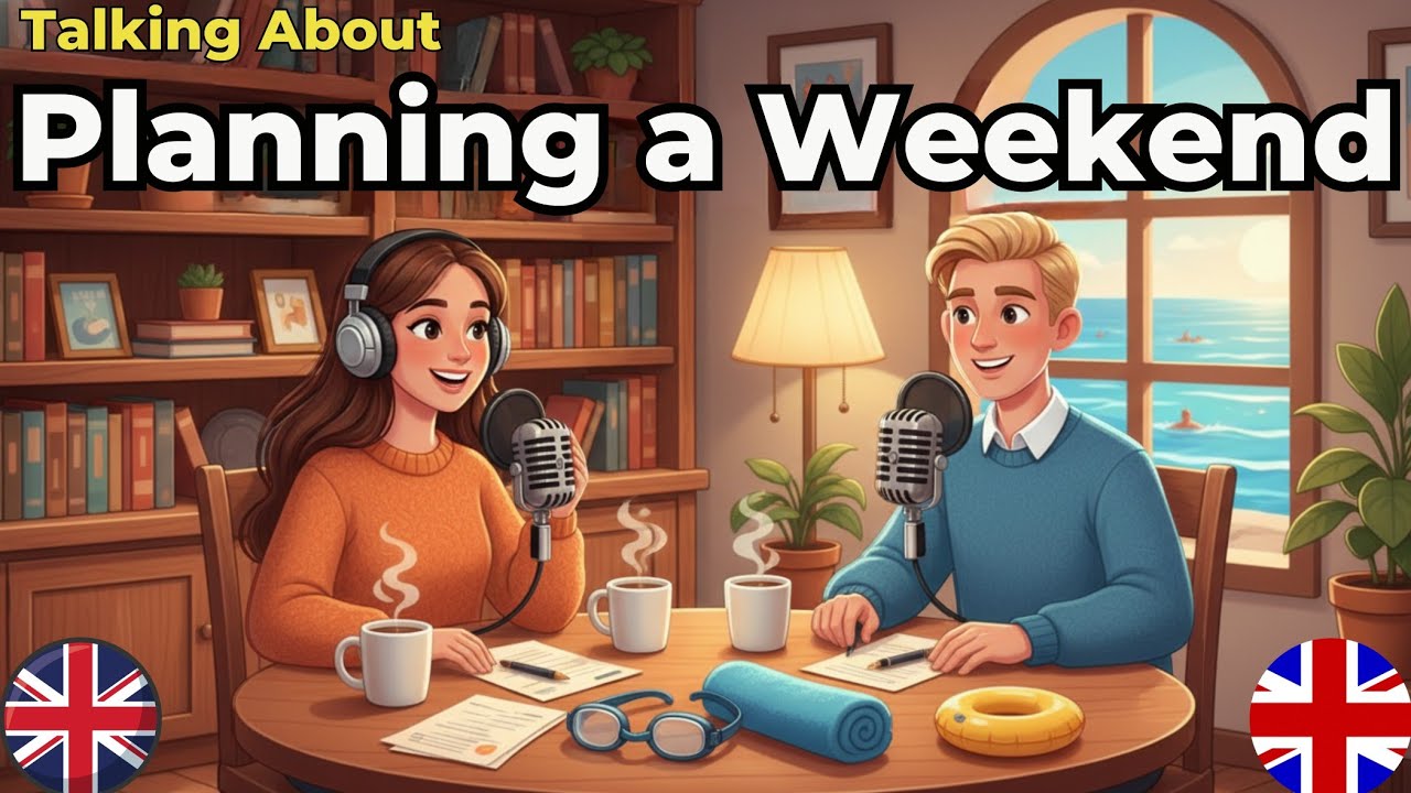 How to Talk About Your Weekend Plans in English | Real English Conversation Practice