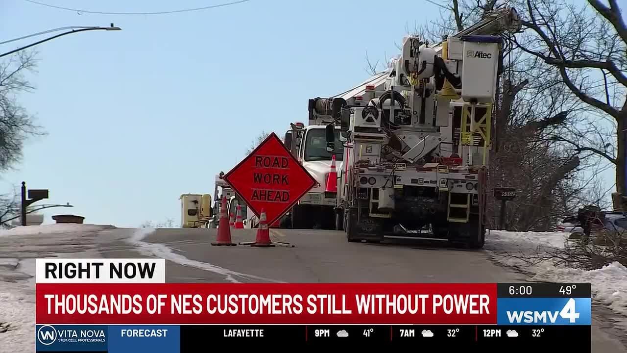 Thousands of NES customers still without power