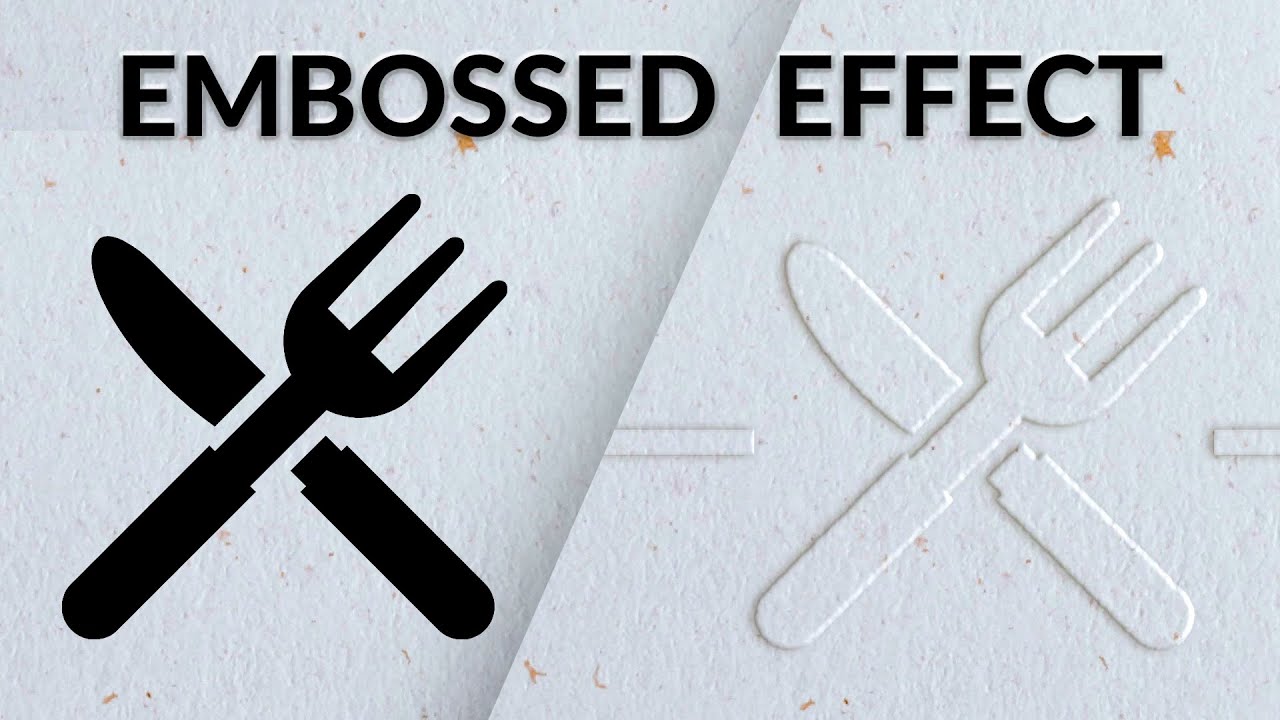 How to Add an Embossed Effect to Text & Logos in Photoshop