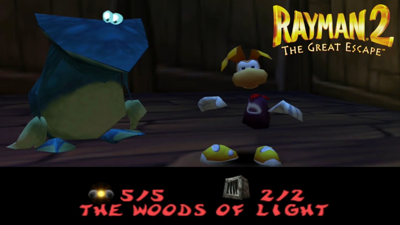 The Woods of Light 100% - Rayman 2: The Great Escape N64