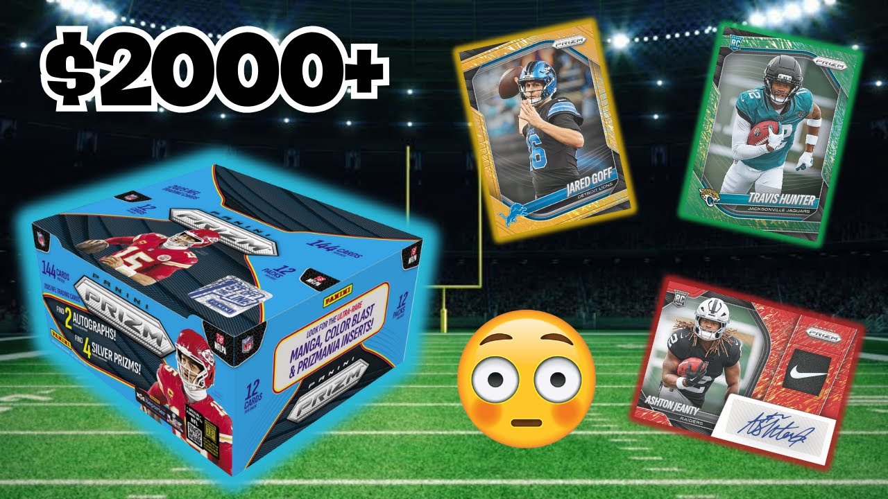 🤯MONSTER ROOKIE SHIMMER BOX!!!🤯 2025 Prizm Football First off the Line (FOTL) Hobby Opening!