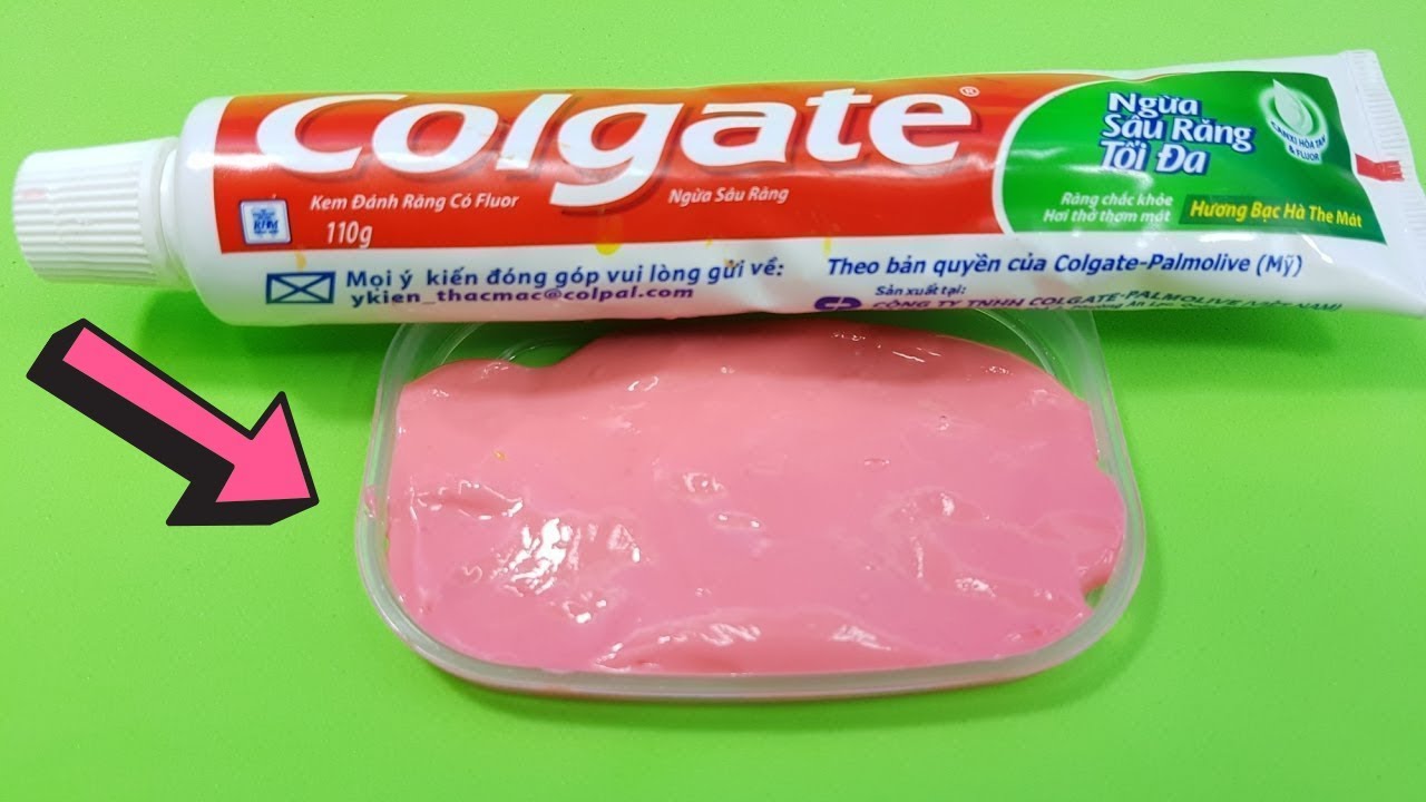 COME FARE LO SLIME SENZA COLLA CON IL DENTIFRICIO? 😍 SLIME SENZA COLLA !! 💦 TheAudrina17