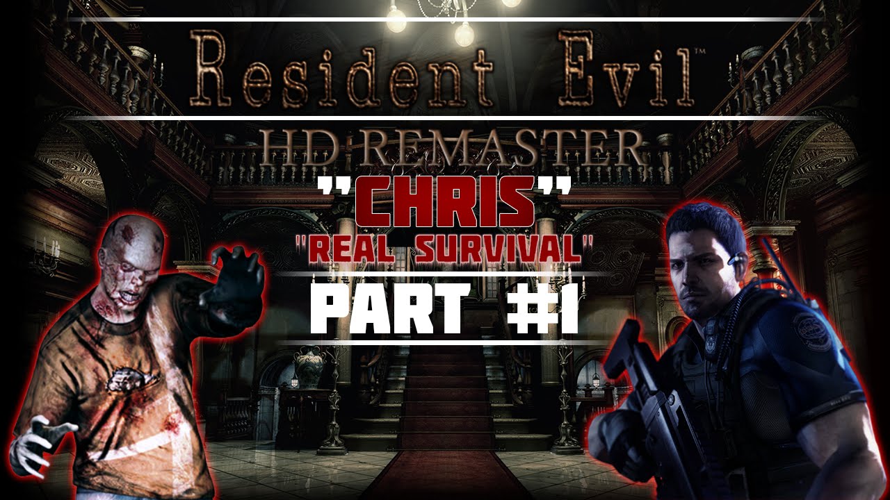 Resident Evil Remastered &mdash; настоящее прохождение выживания &mdash; Крис, часть 1 &mdash; встречайте ужас выжи...