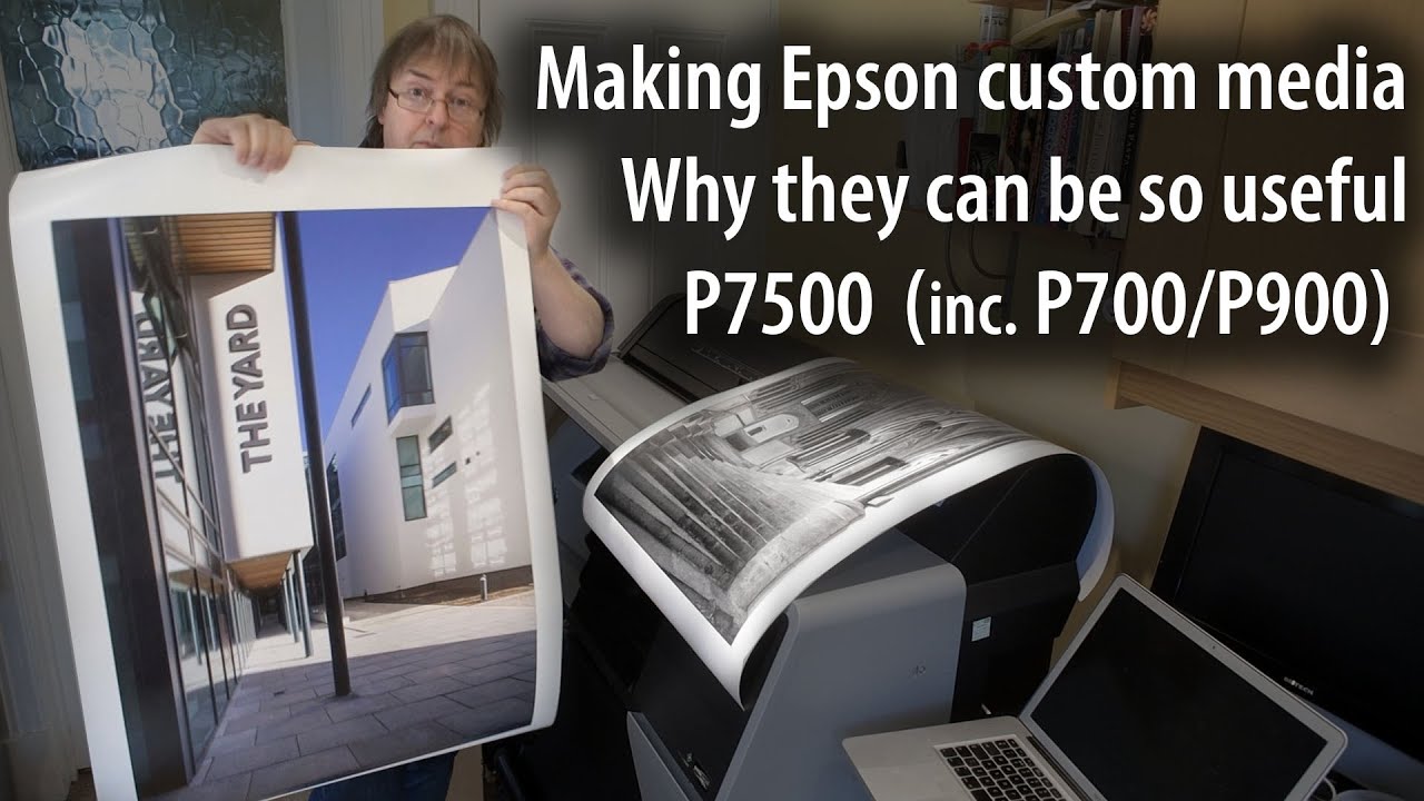 Пользовательские настройки носителей Epson — зачем они нужны и что они делают? P7500/P7570 (включ...