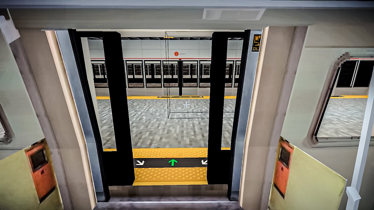 Настоящее Огромное метро в Minecraft | Обзор на мод MTR (Minecraft Trainsit Railway)