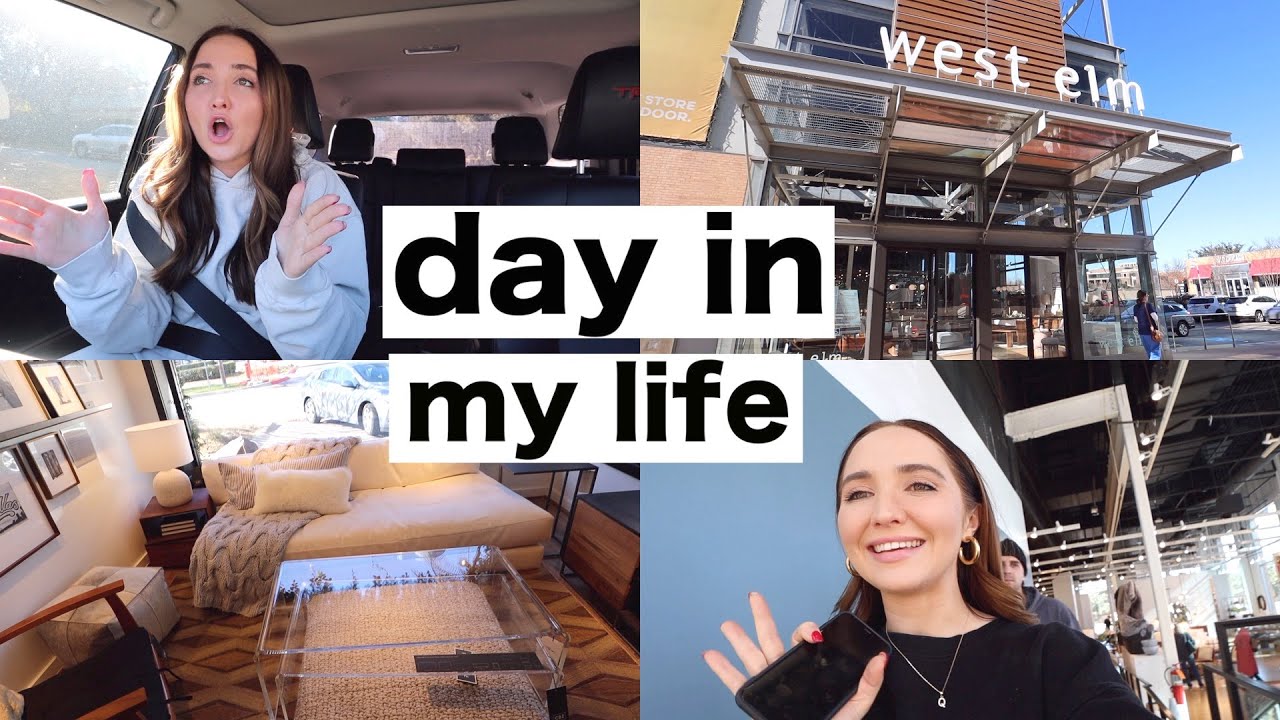 VLOG: furniture shopping, 2020 planning & starting maddys youtube channel | Kenzie Elizabeth