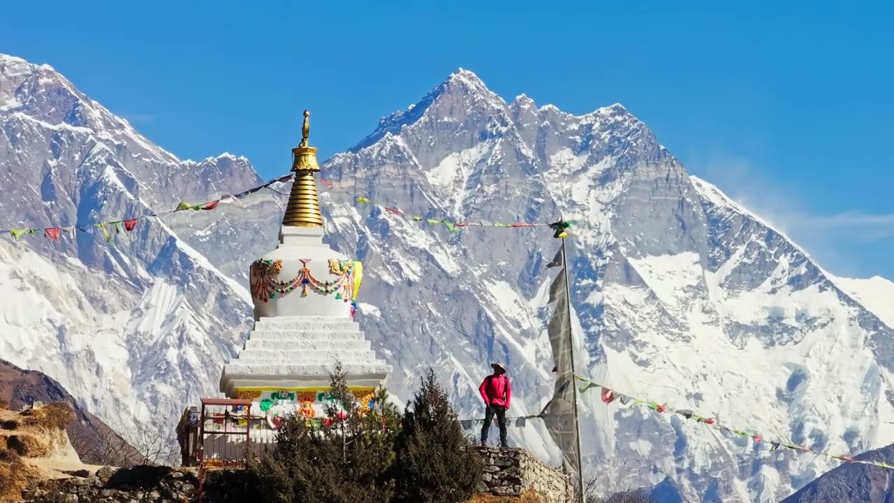 Everest Region from the Sky | Stunning Aerial Himalayan Views | Outland Trails
