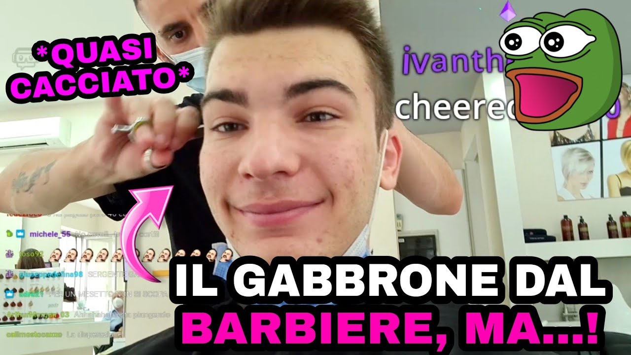 IL GABBRONE DAL PARRUCCHIERE, MA NON ESCE CONTENTO